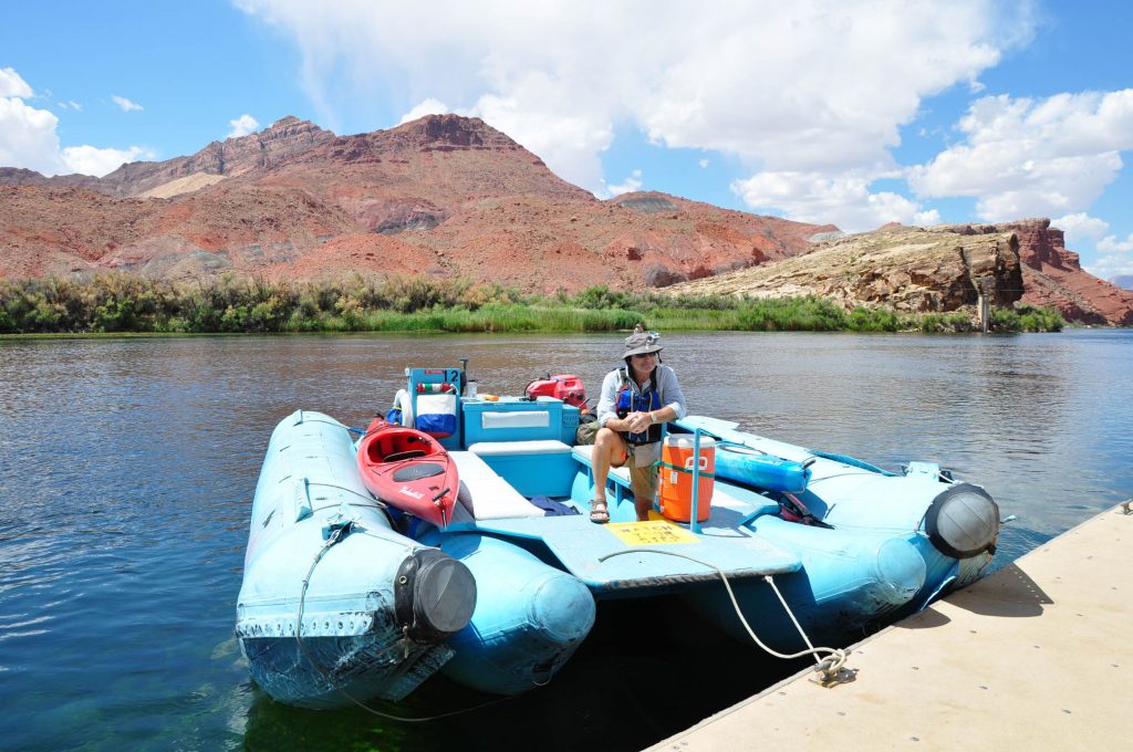 Mike Leinen on the Colorado River - Paria Outpost & Outfitters