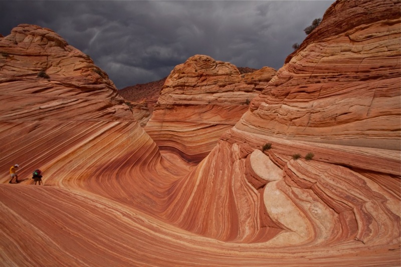 the wave before the storm Grand Staircase Escalante Vermillion Cliffs National Monuments Coyote Buttes The Wave White Pocket Guided Photography Tours Paria Outfitters Outpost Kanab Utah Arizona - THE WAVE – NORTH COYOTE BUTTES PHOTO GALLERY